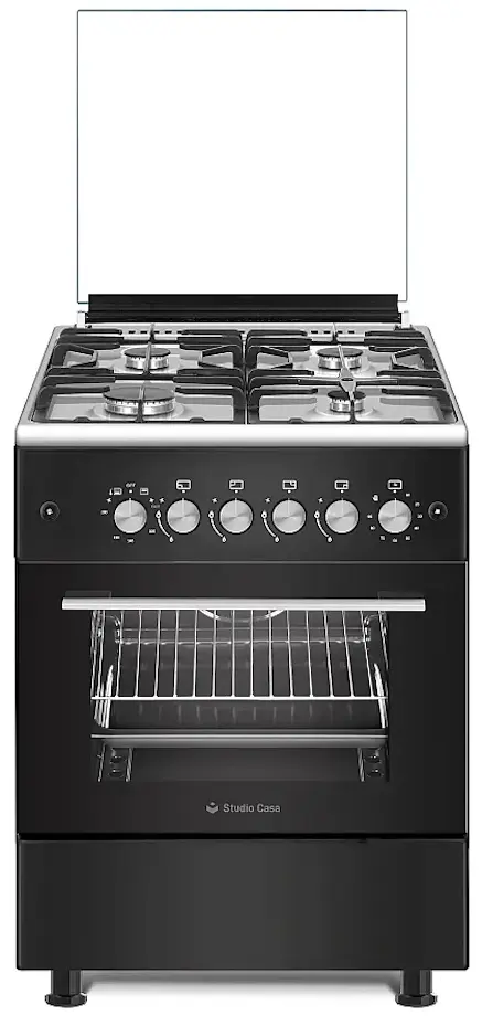 Газовая плита Studio Casa Marco 57x57 (Black)