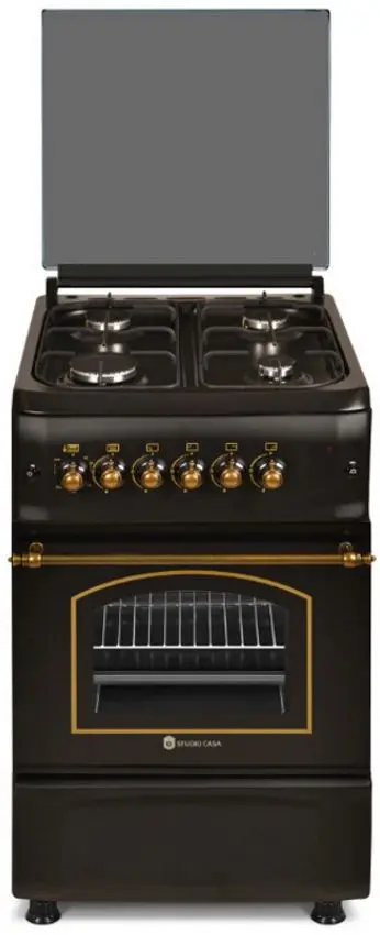 Aragaz Studio Casa Verona Retro (Black Anthracite)