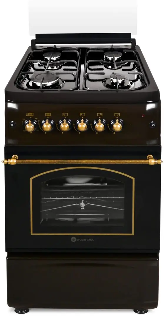 Aragaz Studio Casa Verona Retro (Black Anthracite)