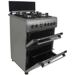 Комбинированная плита Studio Casa Duetto FFM60/60 (Inox/Black) Thumb