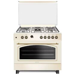 Aragaz combinat Studio Casa FE90/60 El Avena Rustic (Cream)