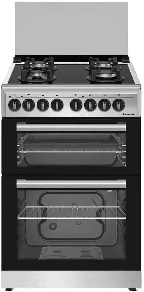 Aragaz combinat Studio Casa Viva Duetto 60/60 (Inox/Black)