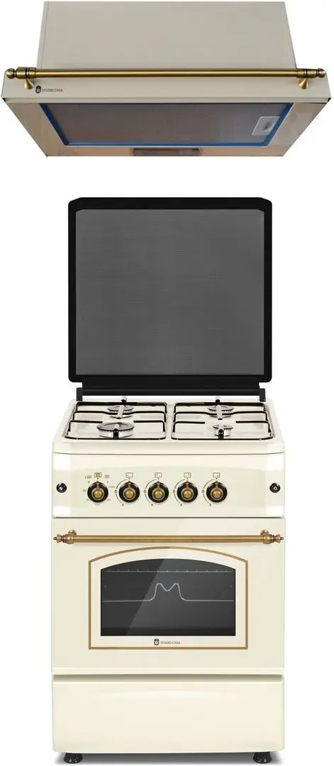 Set electrocasnice Studio Casa Cremona FE50/55G + Lean Retro (Beige)