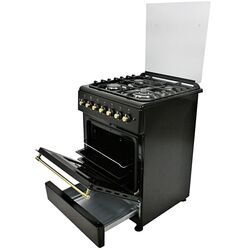 Комбинированная плита Vesta GC-E6060iCT/RBL/EUR NG (Matte Black/Ivory Rustic) Thumb