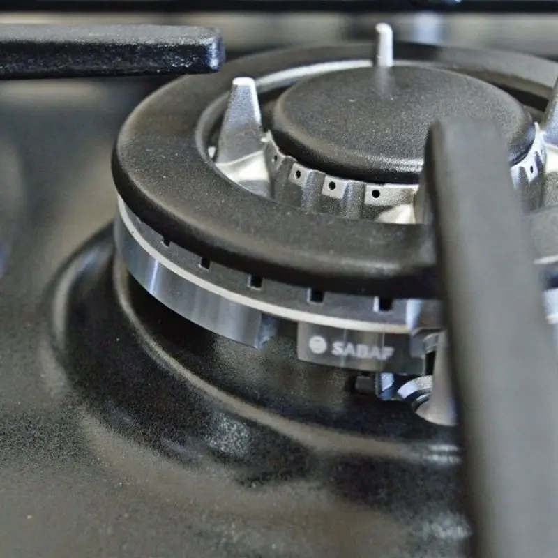 Комбинированная плита Vesta GC-E6060iCT/RBL/EUR NG (Matte Black/Ivory Rustic) - 4