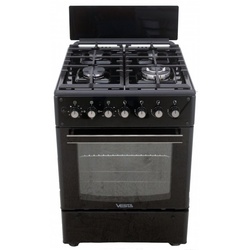 Комбинированная плита Vesta GC-E6060FCTg/BL (Black)