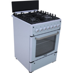 Aragaz combinat Vesta GC-E6060FCTg/WH (White) Thumb