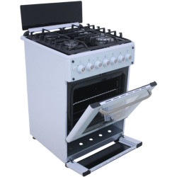 Aragaz combinat Vesta GC-E6060FCTg/WH (White) Thumb