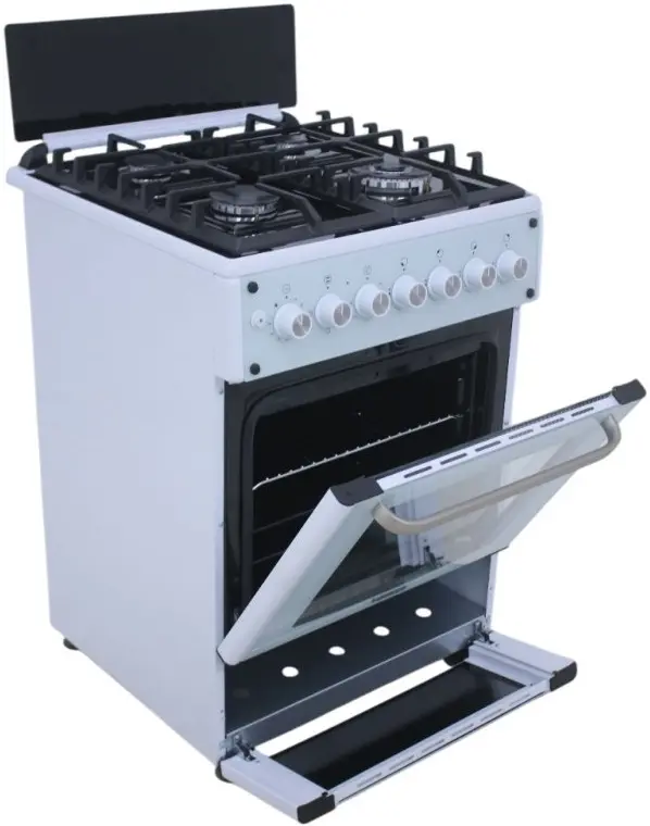 Aragaz combinat Vesta GC-E6060FCTg/WH (White)