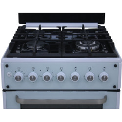 Aragaz combinat Vesta GC-E6060FCTg/WH (White) Thumb