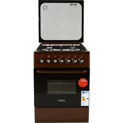 Aragaz combinat Vesta GC-E6060i/BR/EUR NG (Brown)