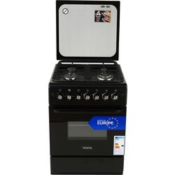 Aragaz combinat Vesta GC-E6060iCTg/BL (Black)