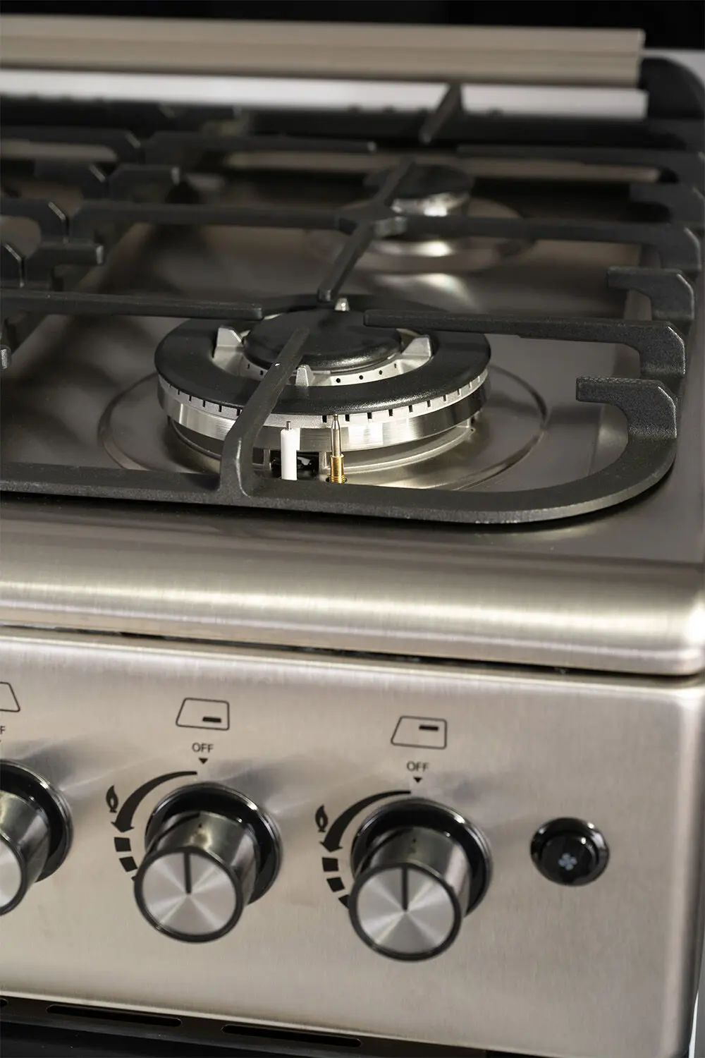 Комбинированная плита Vesta GC-E6060iCTg/X (Inox) - 3