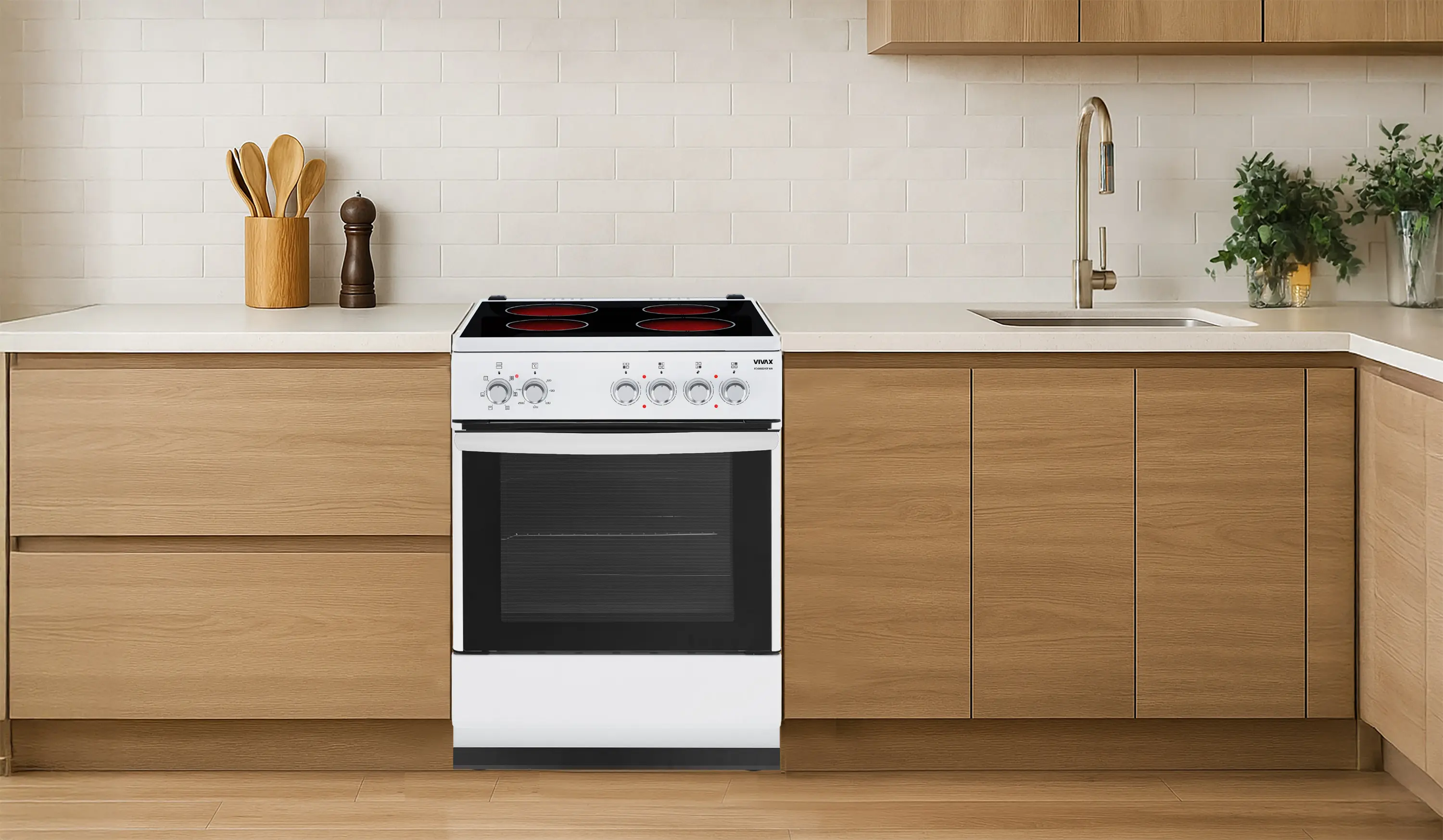 Plita electrica Vivax FC-04602VCF WH (White)