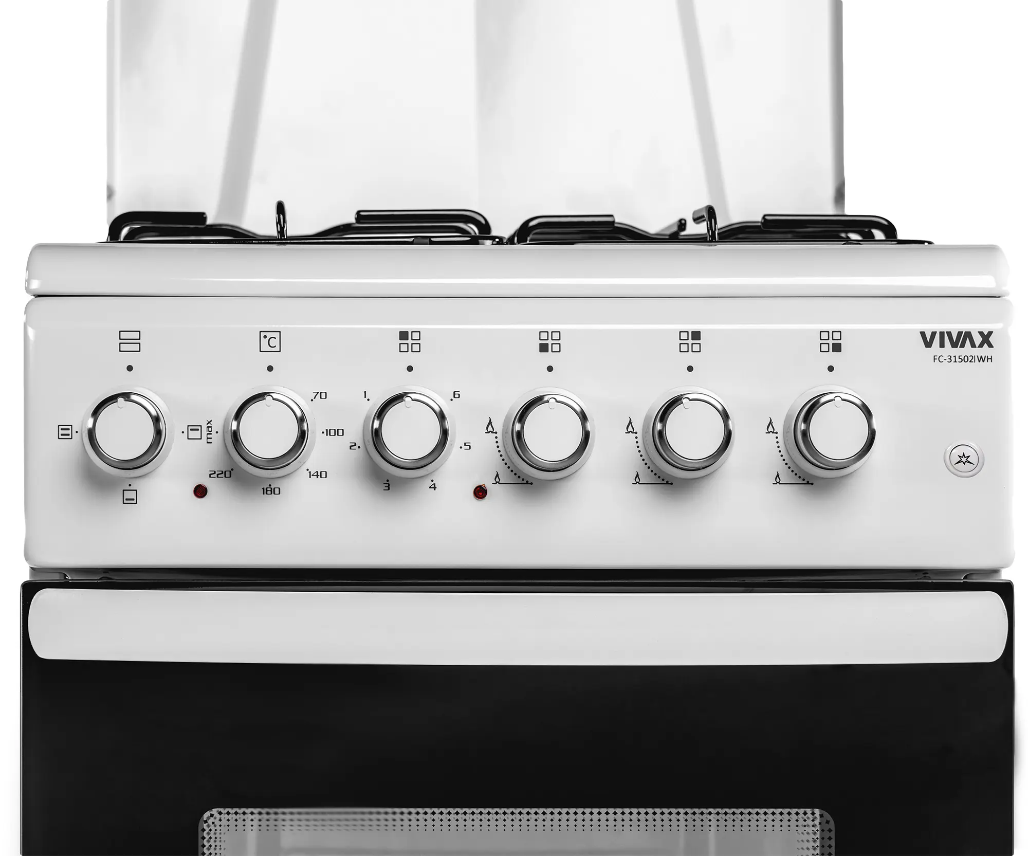 Комбинированная плита Vivax FC-31502I WH (White) - 4