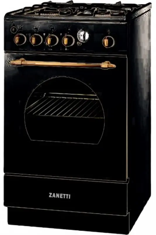 Aragaz combinat Zanetti Retro Z6000 E (Black)