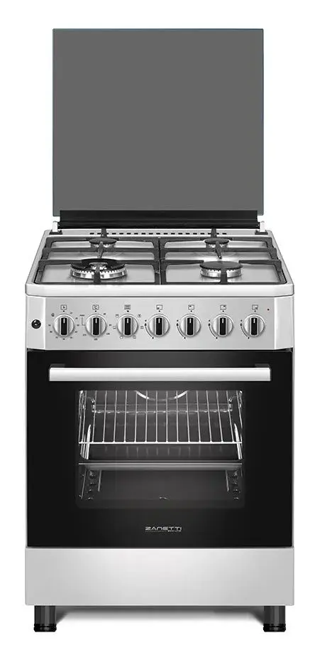 Aragaz combinat Zanetti Z60 EIX (Inox)