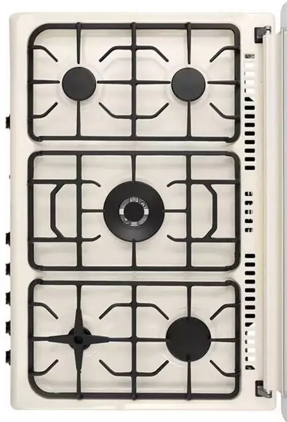 Aragaz combinat Zanetti Z9000 E Retro Premium (Beige/Bronze) - 4