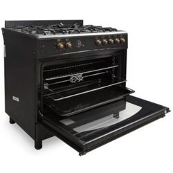 Aragaz combinat Zanetti Z9420 E Retro Premium (Black/Bronze) Thumb