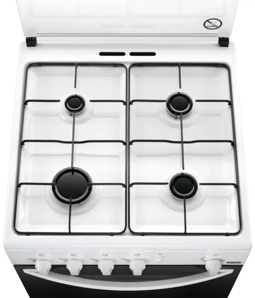 Газовая плита Zanussi ZCG510I1WA (White/Black) - 3