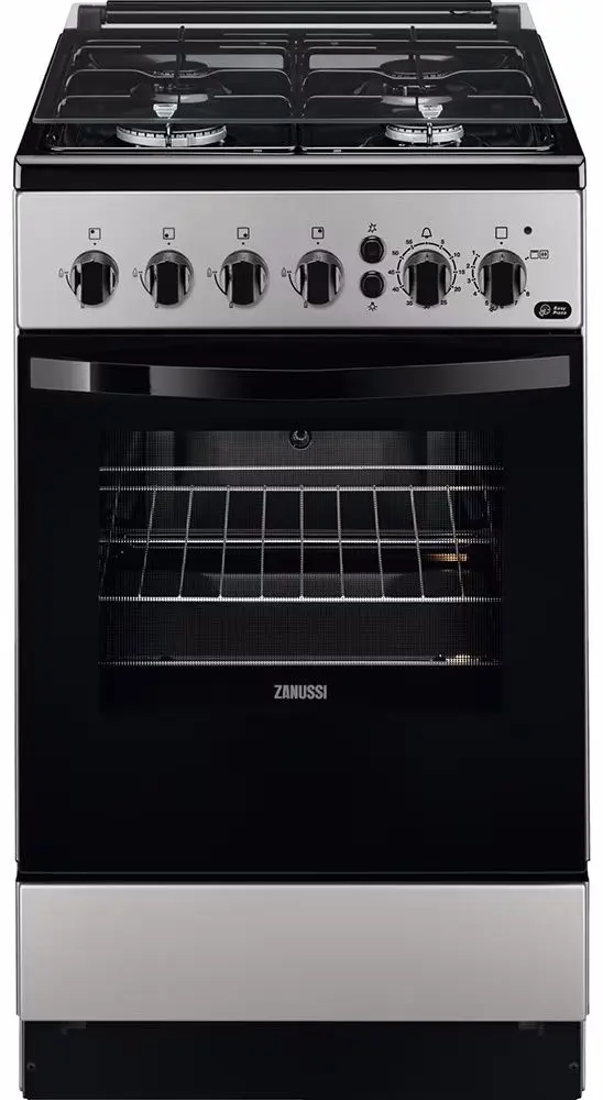 Газовая плита Zanussi ZCG612K1SA (Silver/Black)