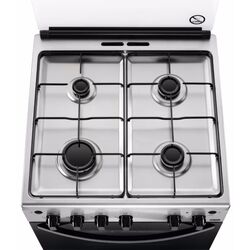 Газовая плита Zanussi ZCG612K1XA (Inox/Black) Thumb