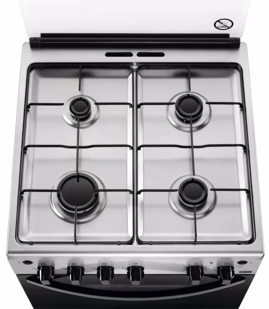 Газовая плита Zanussi ZCG612K1XA (Inox/Black) - 3