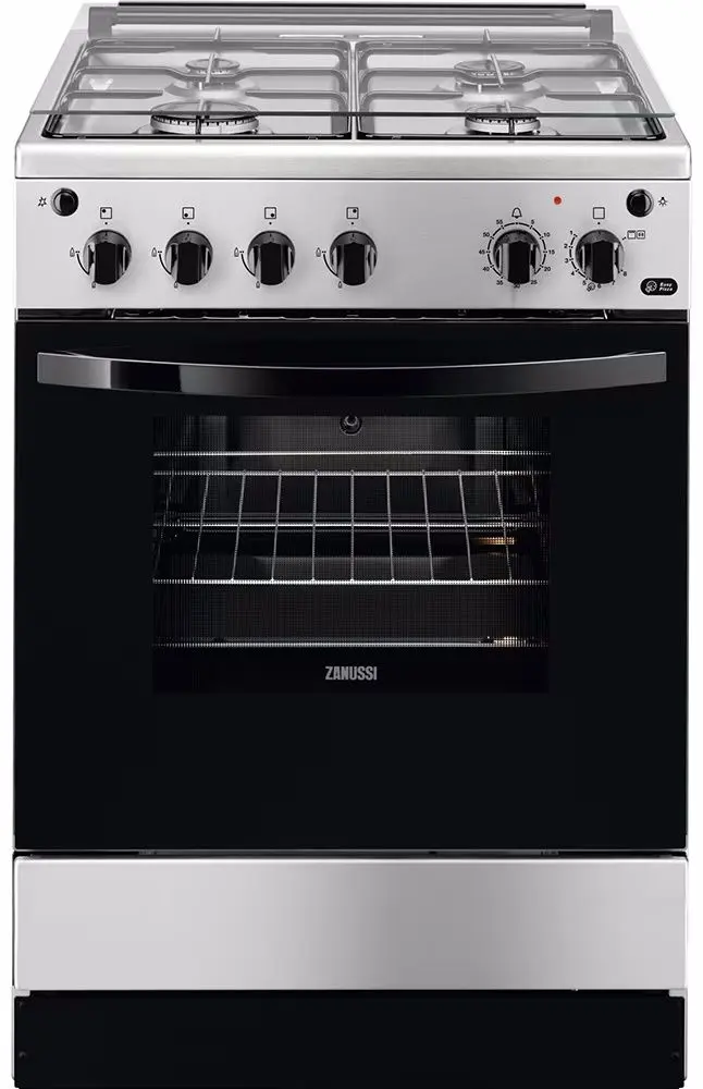 Газовая плита Zanussi ZCG612K1XA (Inox/Black)
