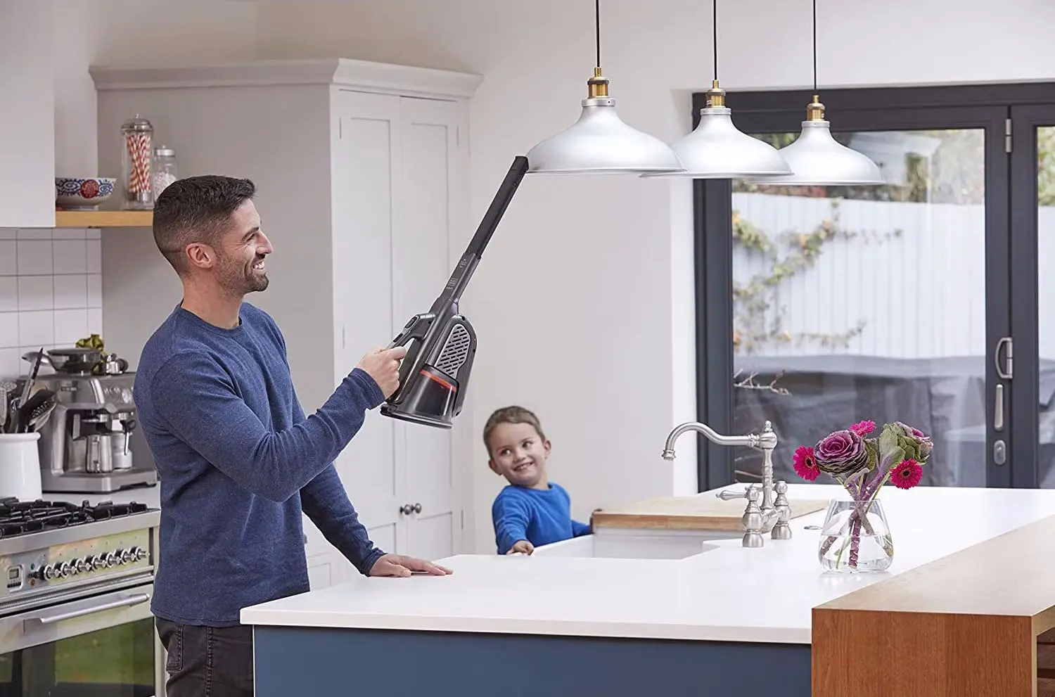 Аккумуляторный ручной пылесос Black+Decker BHHV520JF-QW (Grey) - 4