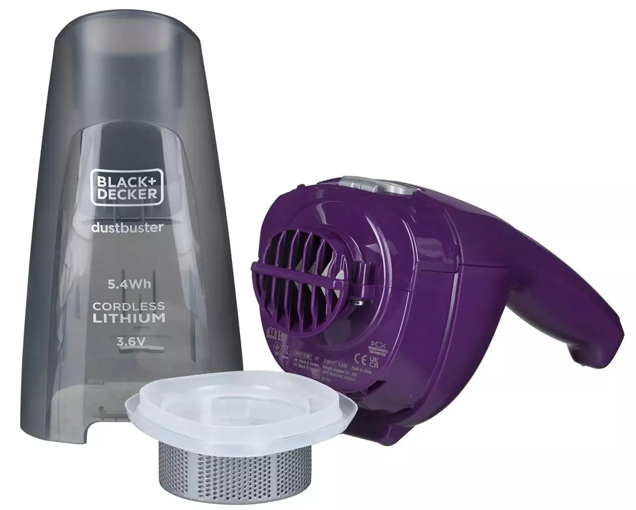 Aspirator de mana Black&Decker BD-NVC115W (Grey/Purple)