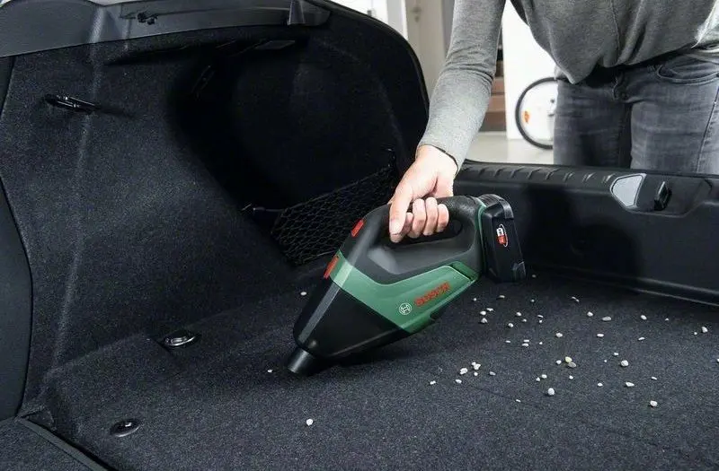 Aspirator de mana cu acumulator Bosch UniversalVac 18 (Black/Green)