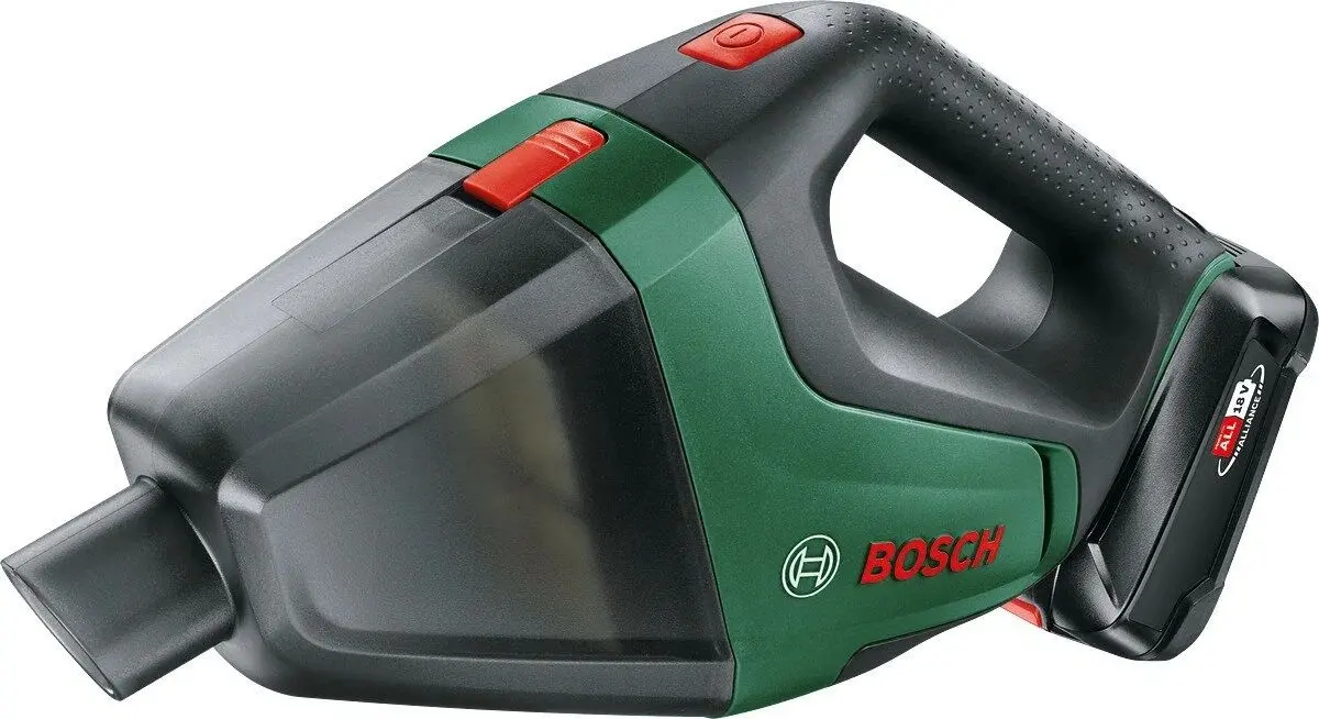Aspirator de mana cu acumulator Bosch UniversalVac 18 (Black/Green)
