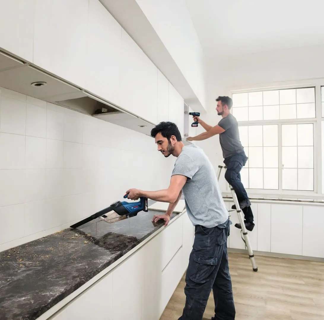 Ручной пылесос Bosch Professional GAS 18 V-1 0615990M3K (Blue)