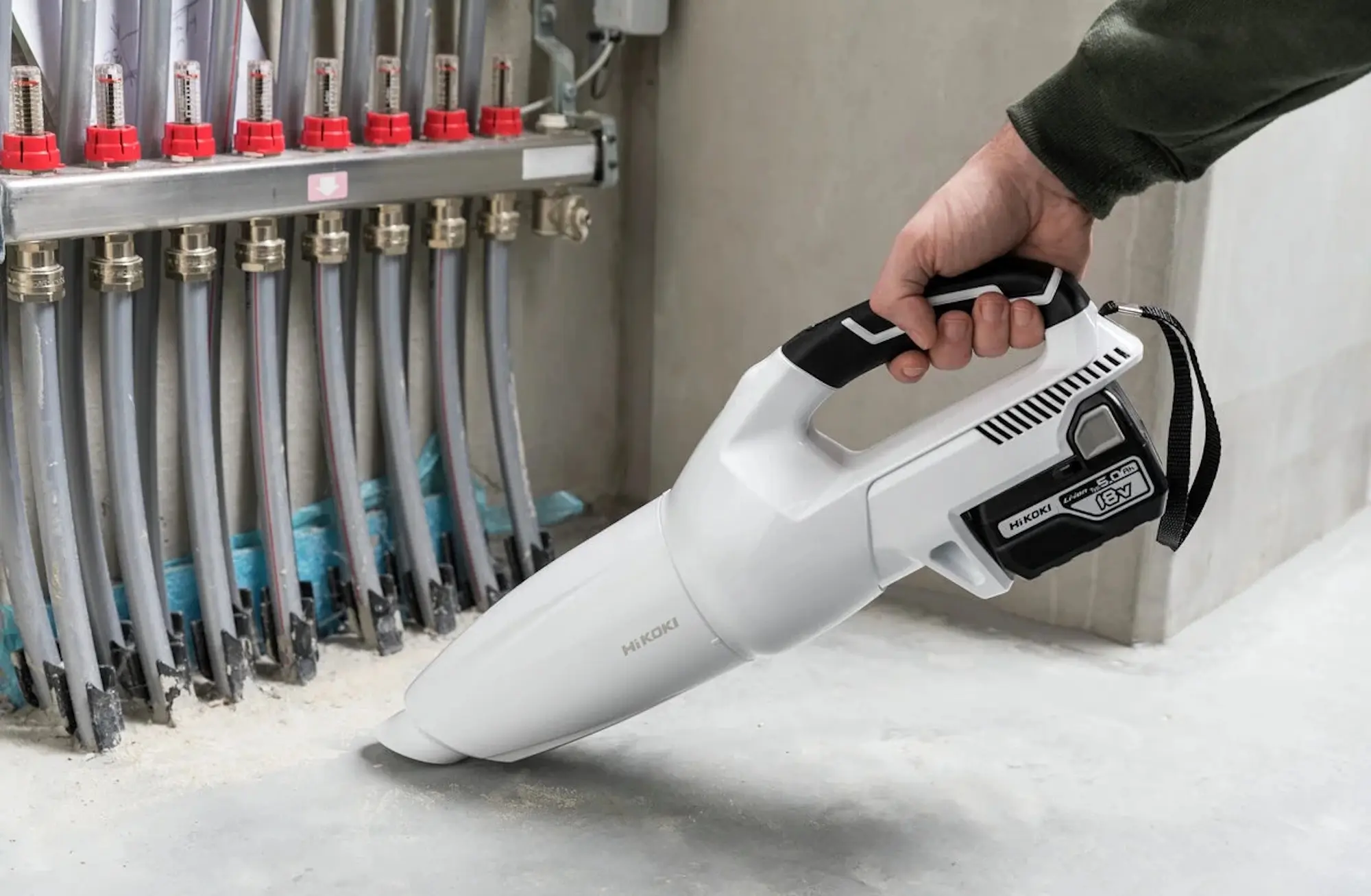 Aspirator de mana cu acumulator Hikoki R18DBW4Z (White)