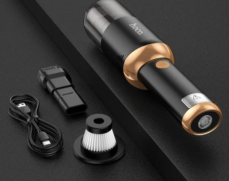 Aspirator auto Hoco DI31 (Black/Gold)