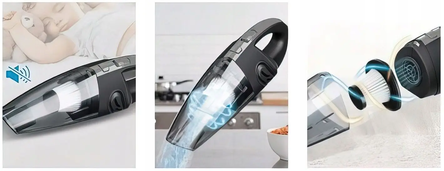 Ручной пылесос Kraft&Dele Professional KD5158 (Black) - 3