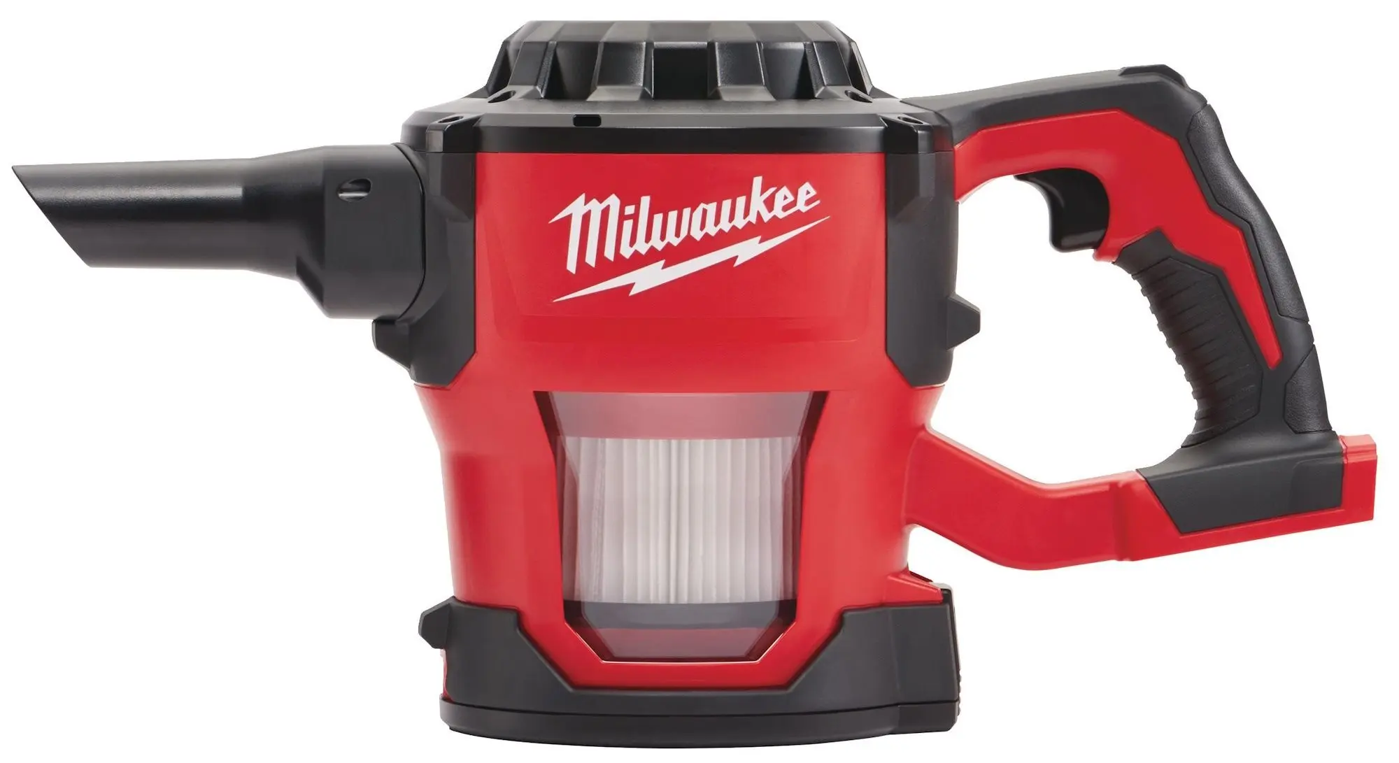Aspirator de mana cu acumulator Milwaukee M18CV-0 Solo (Red/Black)