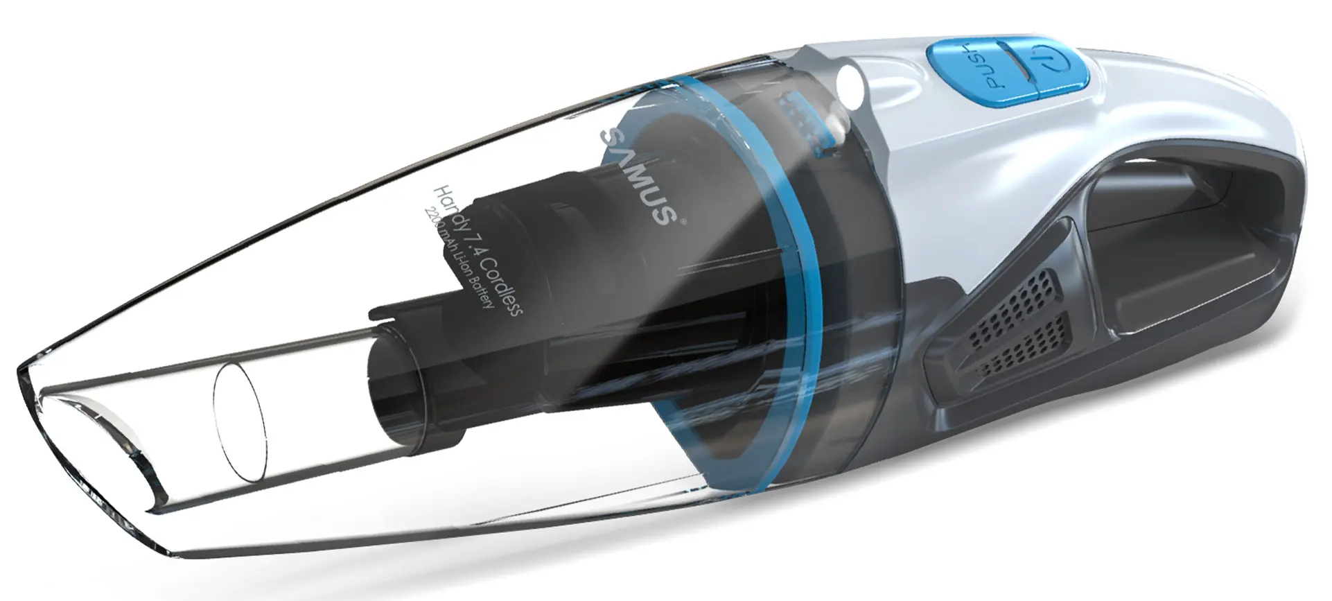 Aspirator de mana Samus Handy 7.4 Cordless (White/Grey)