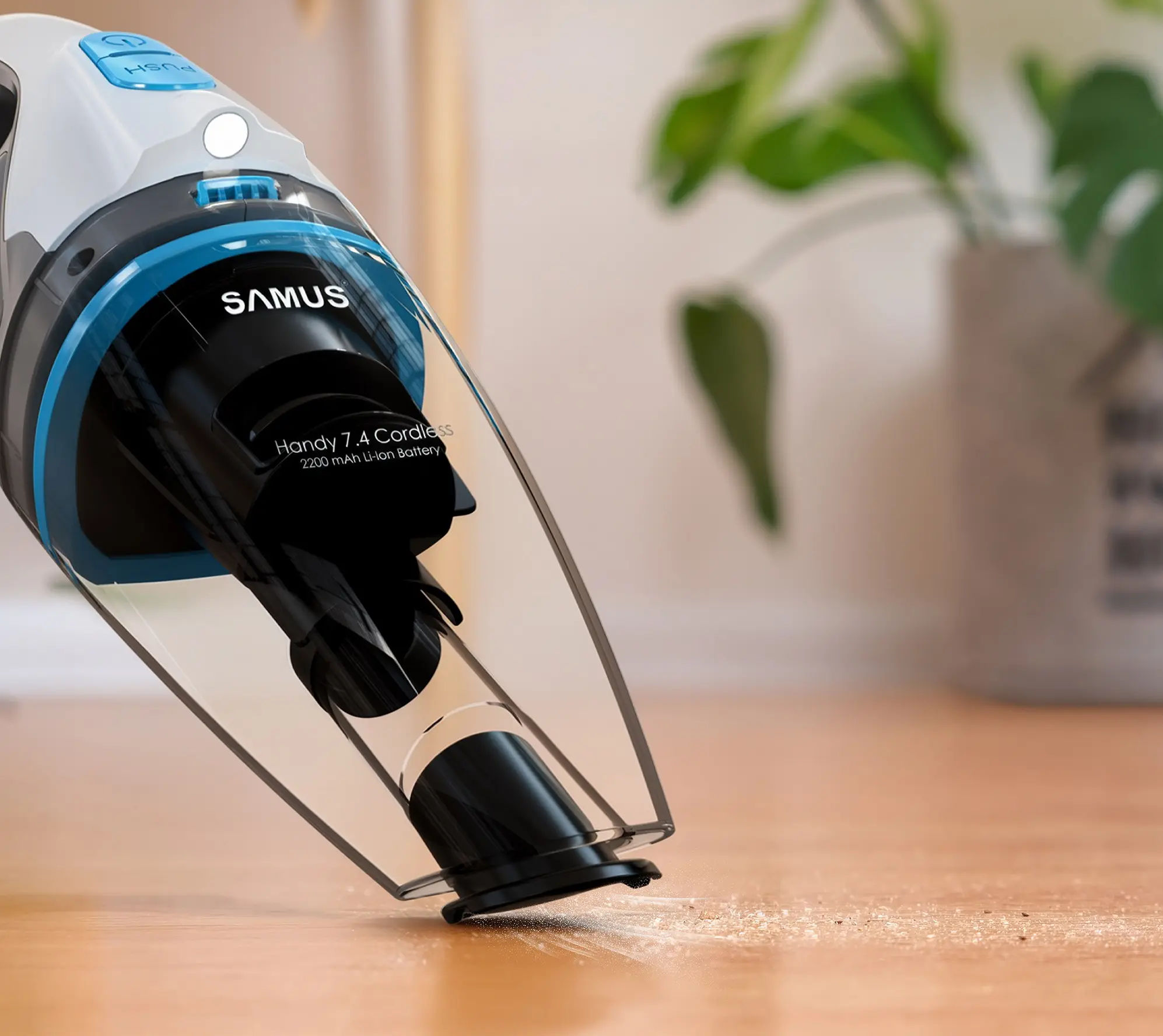 Aspirator de mana Samus Handy 7.4 Cordless (White/Grey)