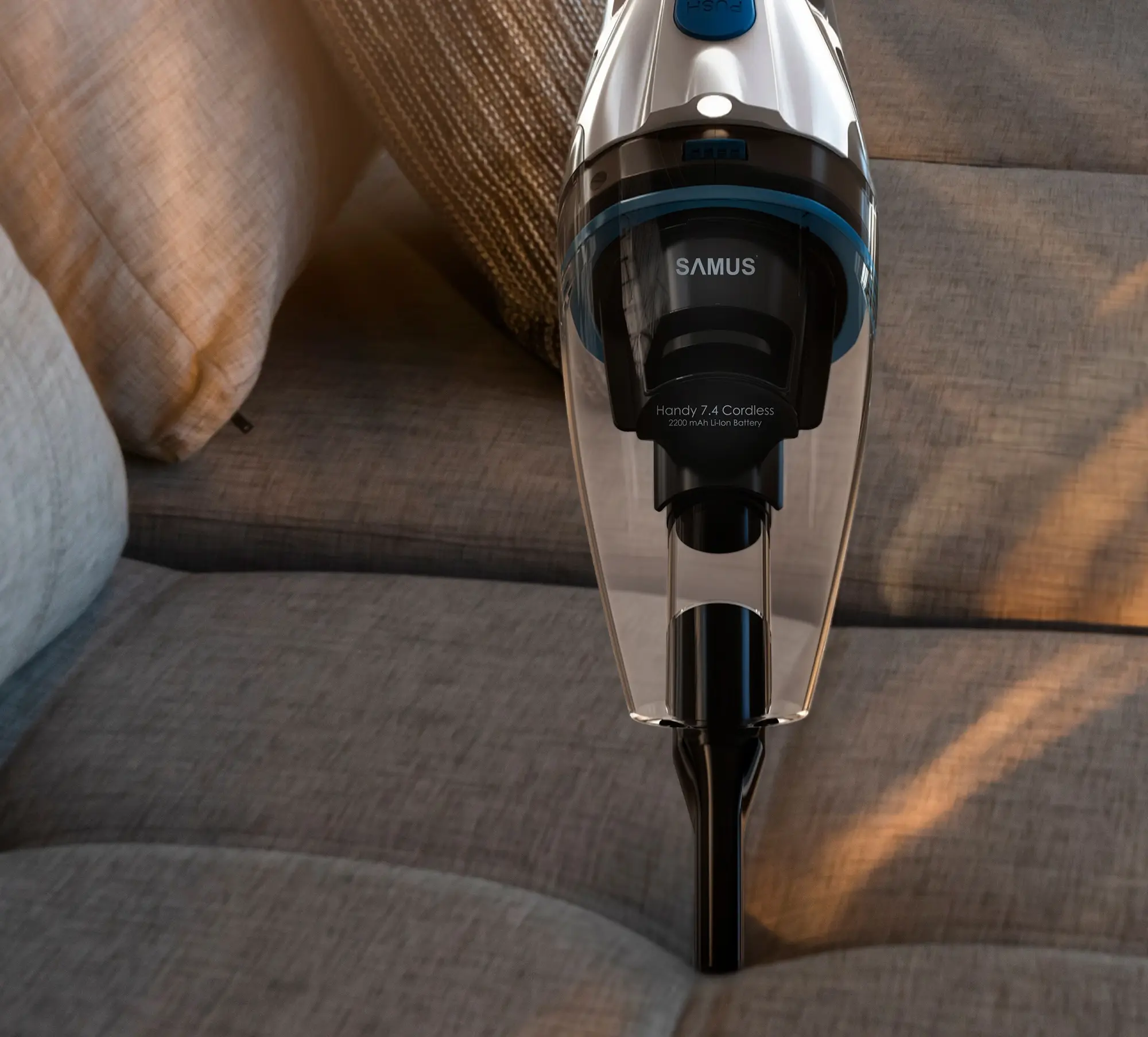 Aspirator de mana Samus Handy 7.4 Cordless (White/Grey)