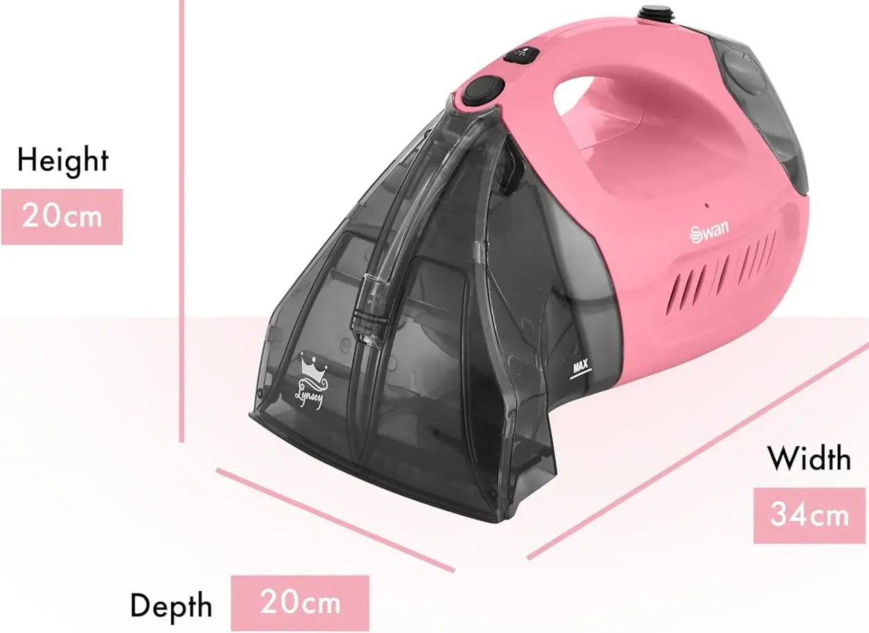 Ручной моющий пылесос Swan SC18410QOCN (Black/Pink) - 2