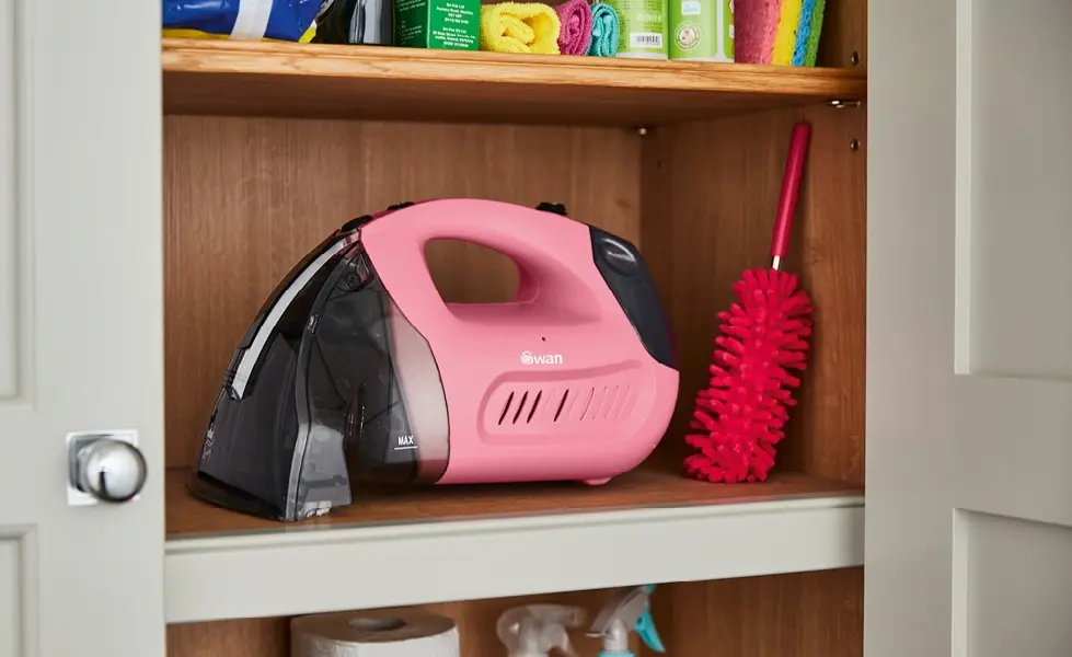 Ручной моющий пылесос Swan SC18410QOCN (Black/Pink) - 3