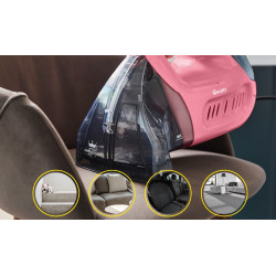 Ручной моющий пылесос Swan SC18410QOCN (Black/Pink) Thumb