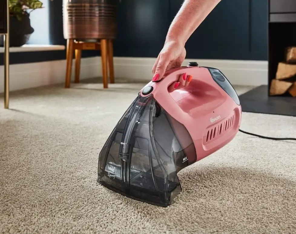 Ручной моющий пылесос Swan SC18410QOCN (Black/Pink) - 10