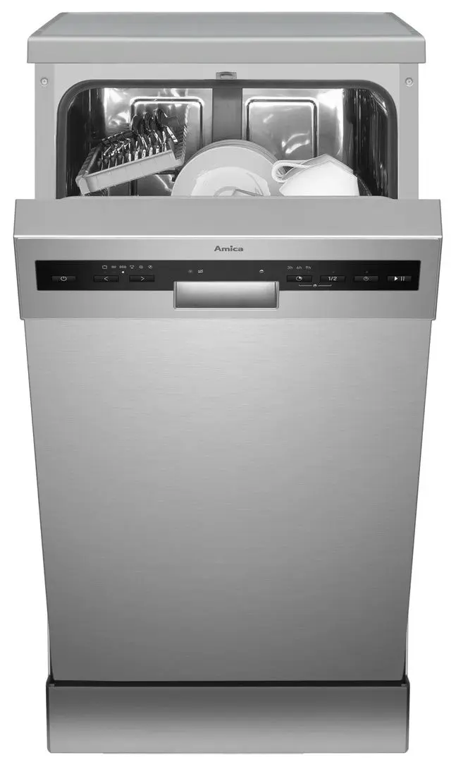 Masina de spalat vase Amica DFM41E6qISMG (Inox)