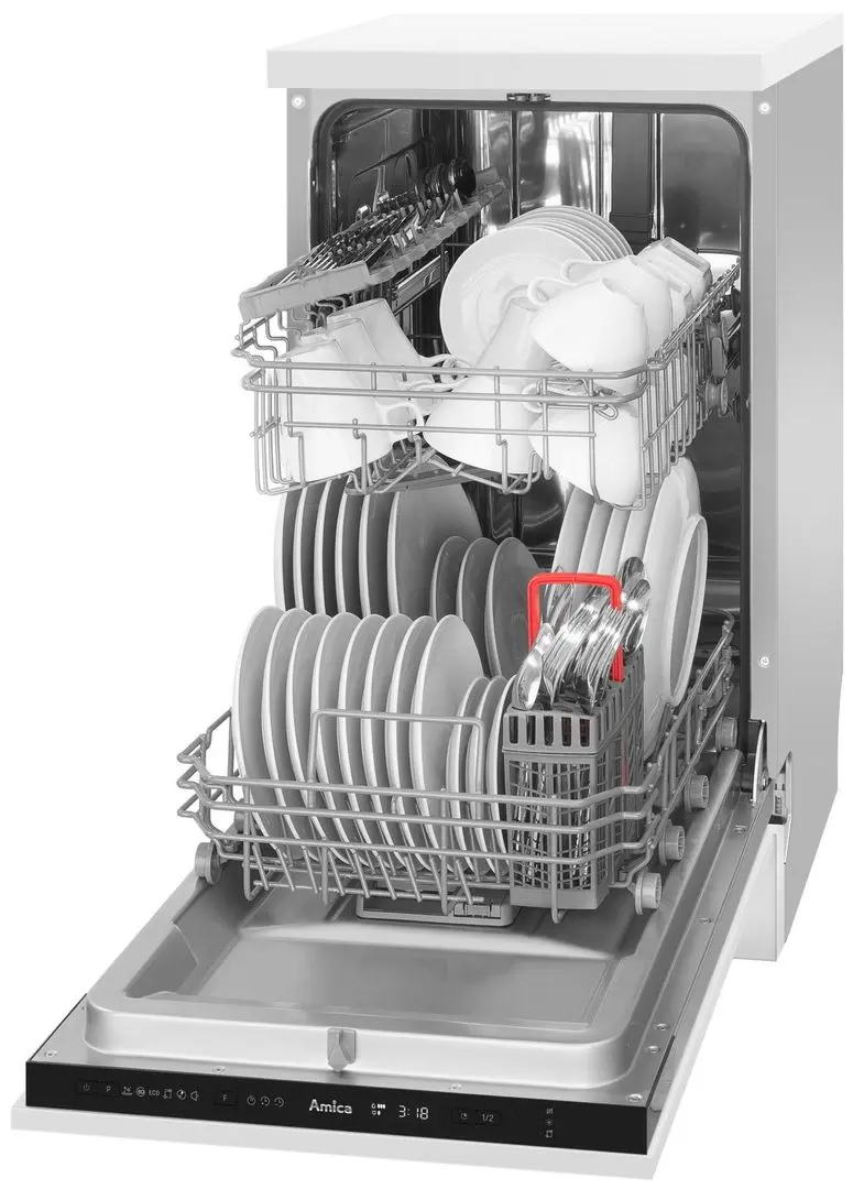 Masina de spalat vase incorporabila Amica DIM42E6qH (White) - 2