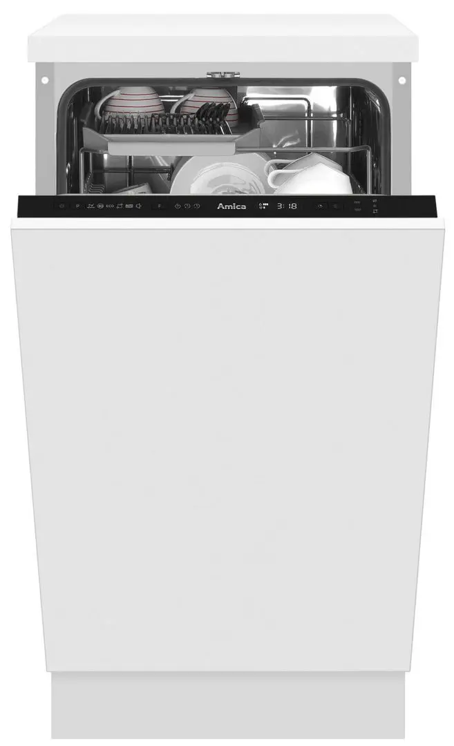 Mașină de spălat vase încorporabilă Amica DIM44D6EBOqH (White)
