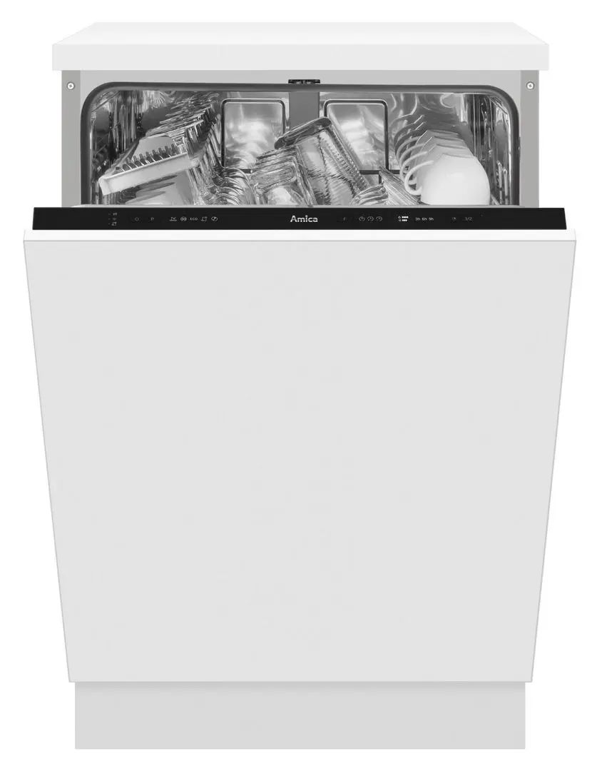 Masina de spalat vase incorporabila Amica DIM61E5qO (White)