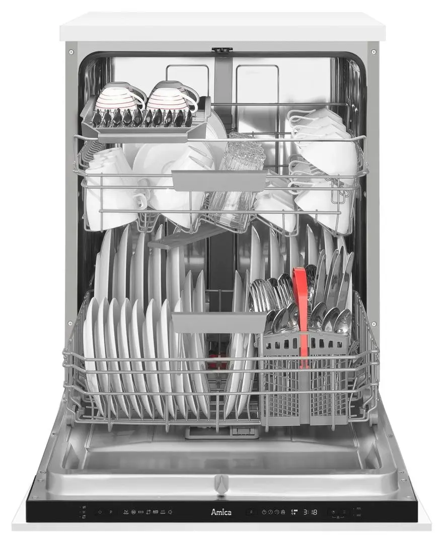 Встраиваемая посудомоечная машина Amica DIM62C7TBOqH (White) - 2