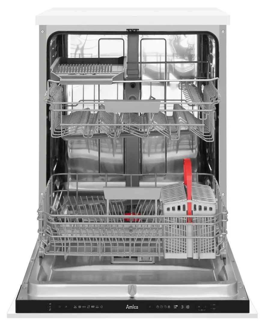 Встраиваемая посудомоечная машина Amica DIM62C7TBOqH (White) - 3
